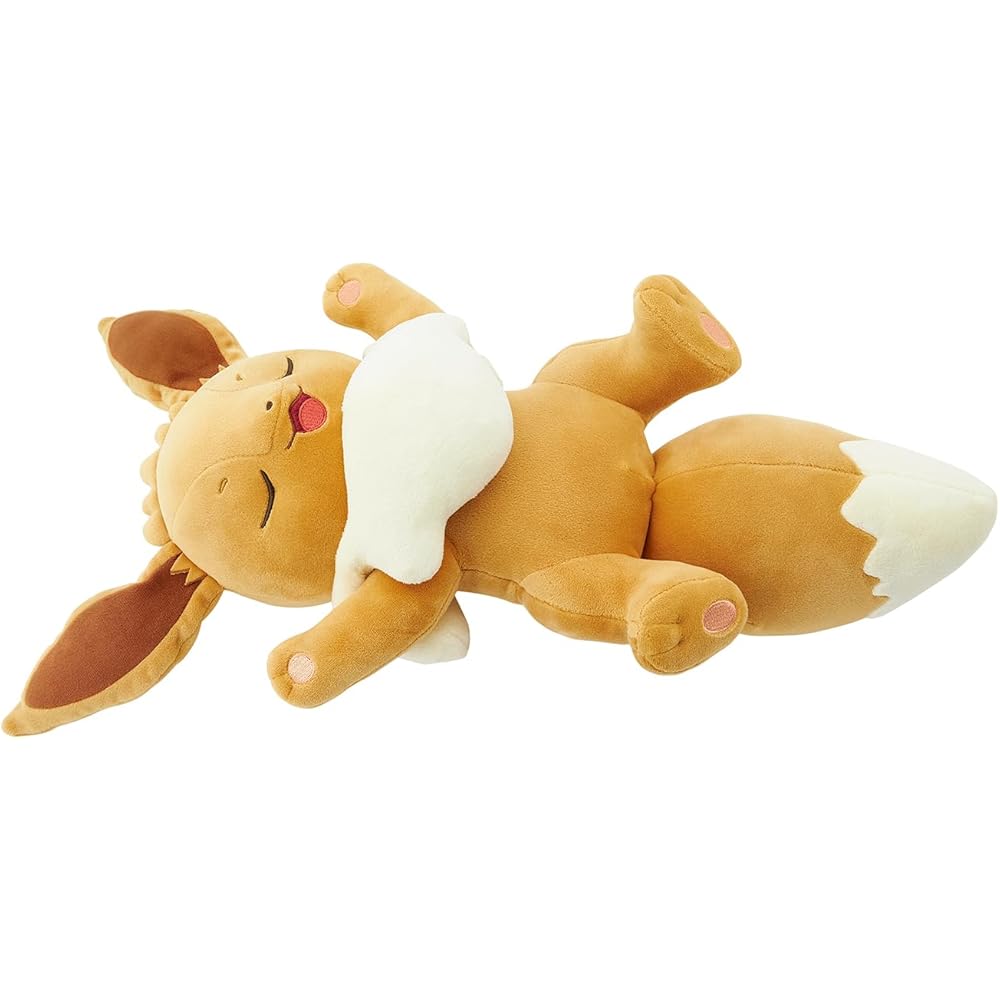 Pokmon Center Original Plush Toy Sleepy Eevee Soft Toy 30cm