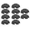 10pcs Deck Line Guide Slotted Round Rigging Accessories for Canoes Kayak Marine