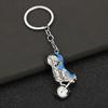 Motorcycle Keychain Alloy Rhinestone Metal Key Ring  Multiple Colors Cool Car Keychain Accessories for Men Women Accessories
