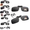 Polarized Flip-up Clip-on Sunglasses For Men And Women, Tac Lens, Uv400 Protection