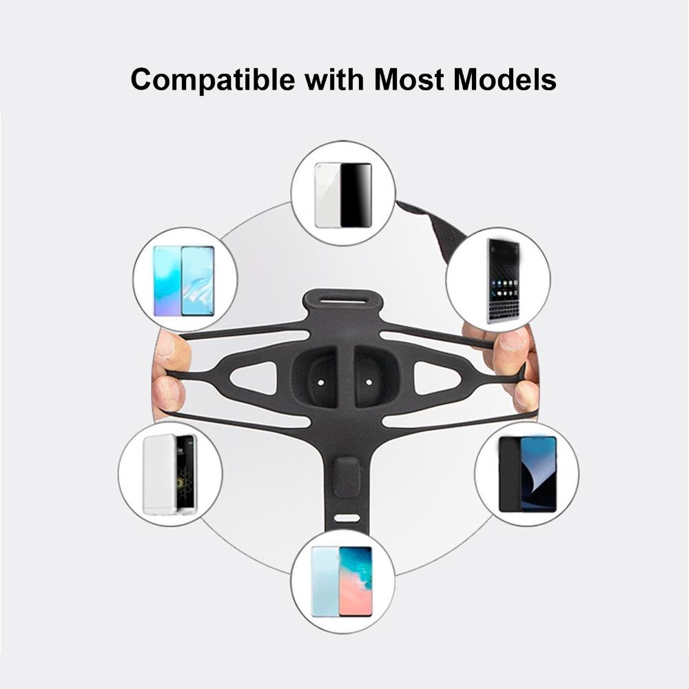 Flexible Bicycle Phone Holder Silicone Handlebar Phone Holder  Road Bike Cycling