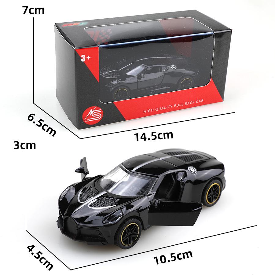 Norson 1:43 Alloy Metal Pull-Back Sports Car Model Toy for Boys