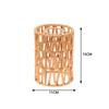1 Piece Vintage Hanging Lampshade Handmade Woven Lamp Shade For Living Room Bedroom Hotel Simulated Rattan Light Fixture