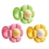 1/3 Pezzi Maniglia Porta Fiore Tappetino Anticollisione Tappo Porta in Silicone Protezione Muro Leva Porta Floreale Universale Supporto Paracolpi Muro Buffer