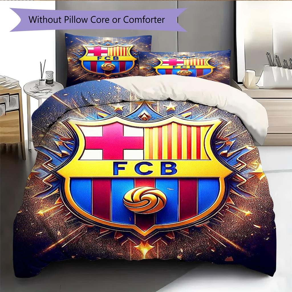 Cartoon Pattern Bedding Quilt Set Quilt Cover Pillowcase Home Decoration Birthday Gift (1 * Duvet Cover + 2 * Pillowcase, Without Core)