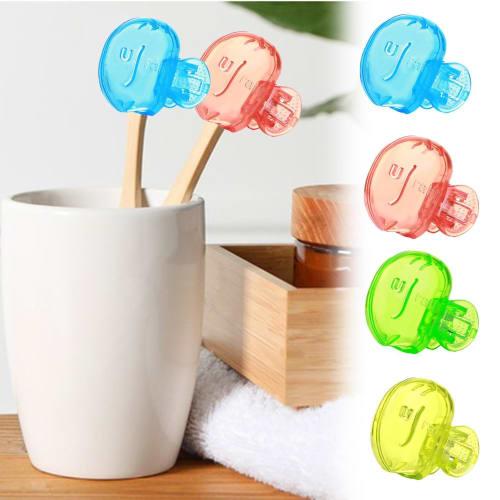 Mdikawe Toothbrush Protective Covers, Toothbrush Cover Caps - Toothbrush Cover Toothbrush Cover Cap Case, 4-Pack Portable Cove, Hygiene Solution Cove