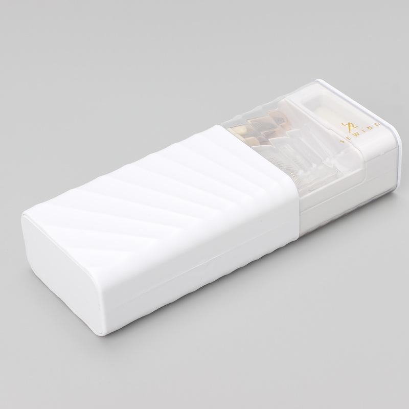 Needle and thread box set/Multifunctional portable double layer pull-out needle and thread box
