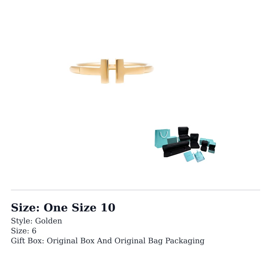TIFFANY & CO. T 18K Zelta