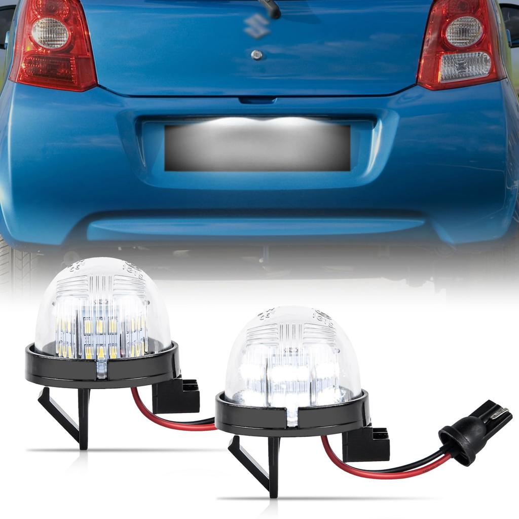 POPMOTORZ Suzuki Universal License Lamp LED License Lamp JB23W MR Wagon MF22S Wagon R MC21S Genuine Replacement Altrapan