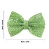 2pcs Shiny Design Glitter Hair Bows Sparkly Sequin Bow Hair Accessories Sequin Hair Clips  For Women