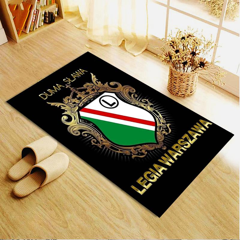 2025 Nowy Dywan Legia Warszawa do Salonu Sypialni Domu Dekoracja Sofy, Antypoślizgowa Mata Podłogowa dla Dzieci 68
