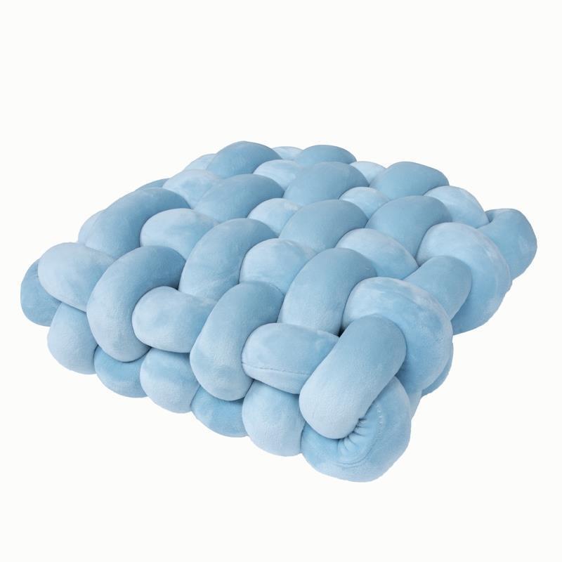 Knoop Handgemaakt Kussen Knuffels Vierkant Kussen Scandinavische Esthetiek Gevuld Kussen Kantoorstoel Vloerzitje Pluche Kussen Slaap Rug 40X40X12cm