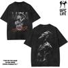 Camiseta de Algodón Lavado Vintage con Estampado UFC Conor McGregor, Camiseta Gráfica, Oversize -