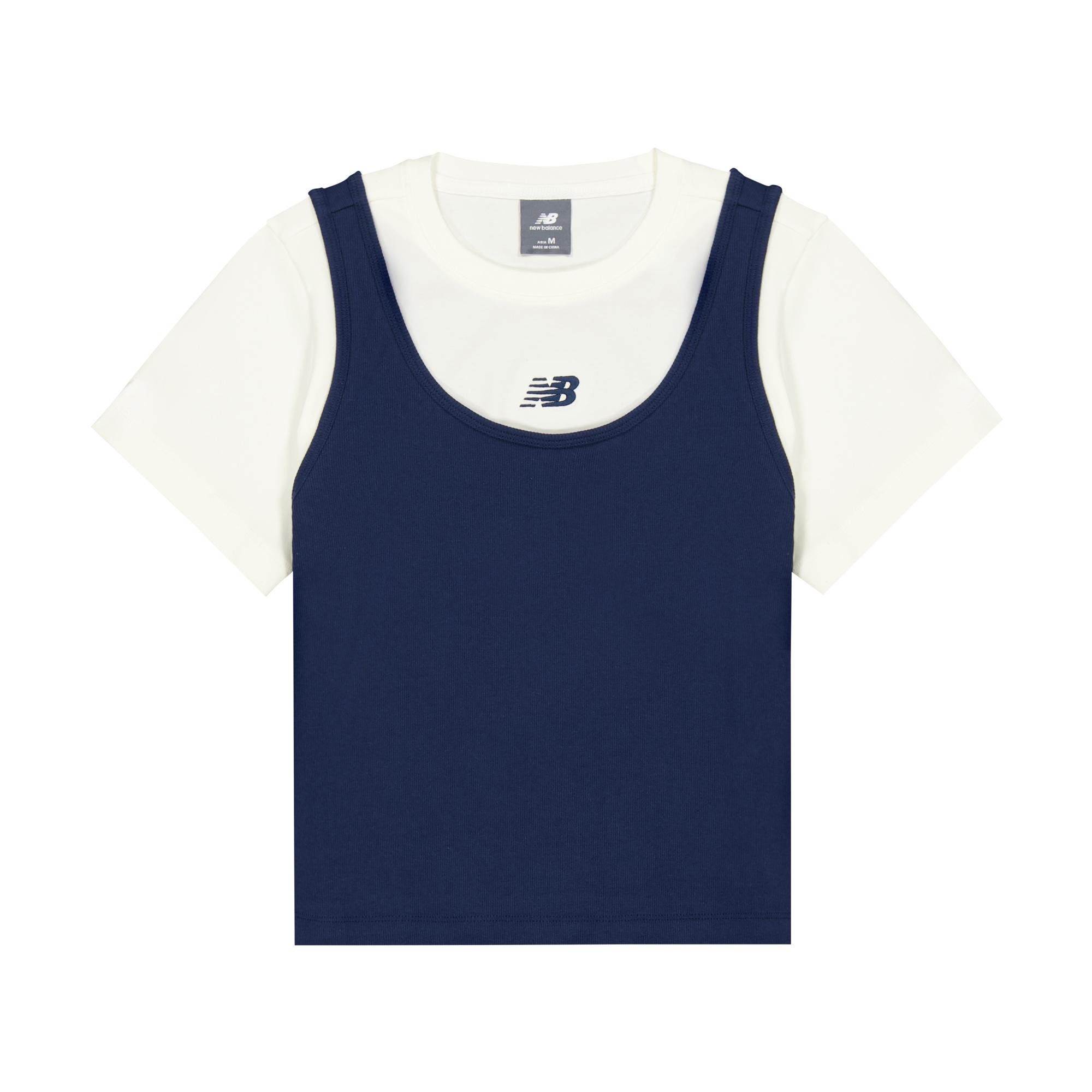 New Balance Short Sleeved T Shirts Women s Marine Blue WT61Z0IZ-NNY L