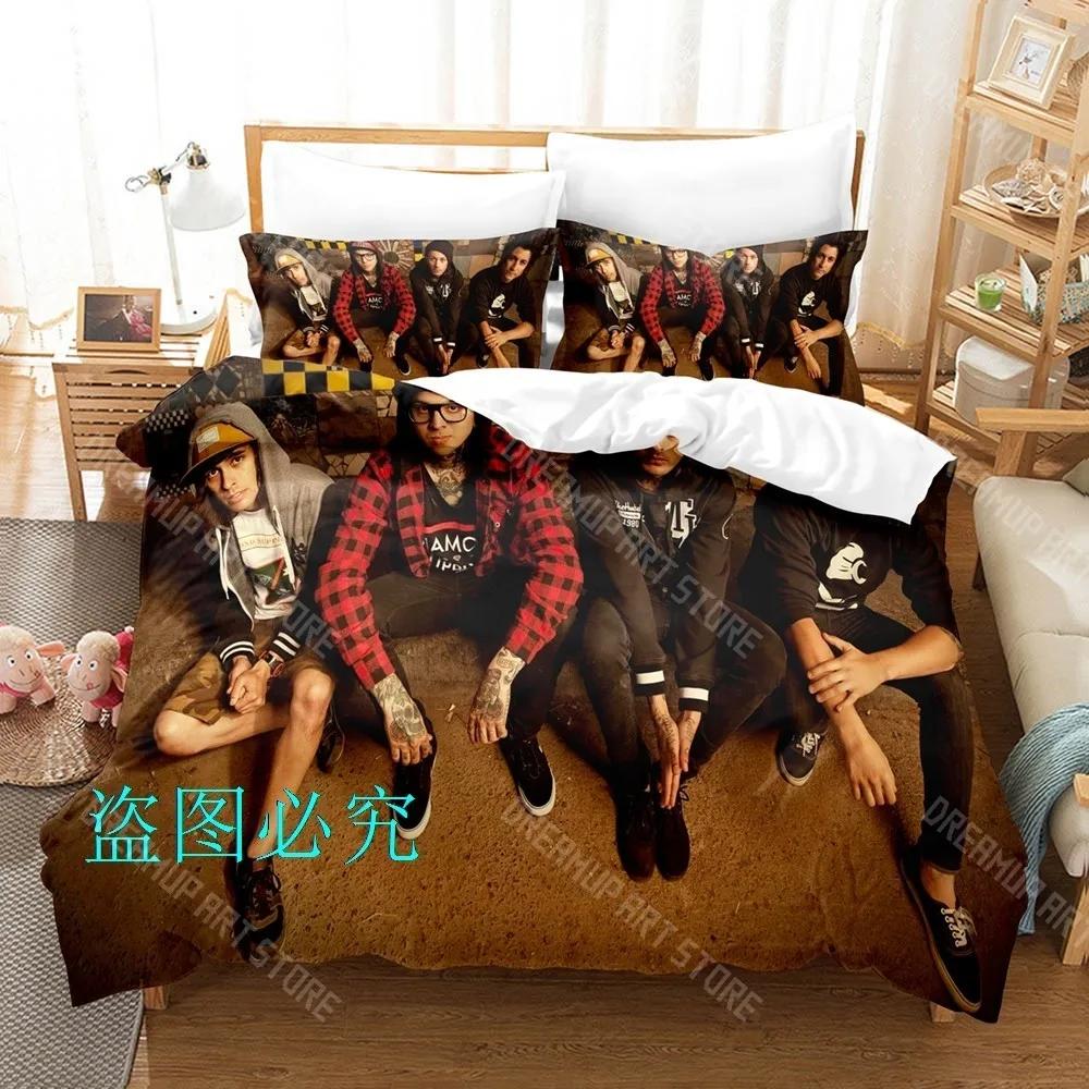 3D Print Pierce the Veil Bedding Set Single Twin Full Queen King Size Bed Set Adult Kid Bedroom Duvetcover Sets