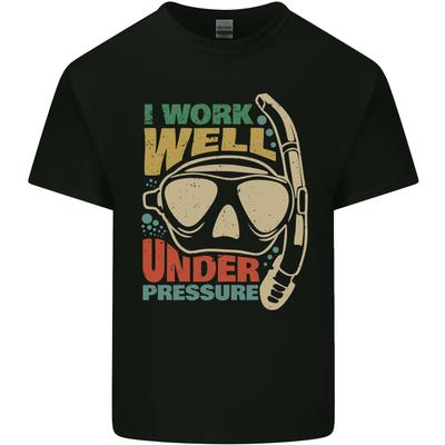 Work Well Under Pressure Scuba Diving Diver Funny Unisexs Light Cotton TShirt