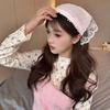 Pastoral Lace Edge Headband Scarf: Sweet, Chic Triangle Hair Accessory