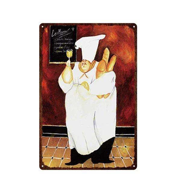 Retro Cat Party Metal Tin Sign  Decorative Kitchen Plaque Iron Painting for Restaurant Bar Pub Bonfire Wall Art  Home Decor