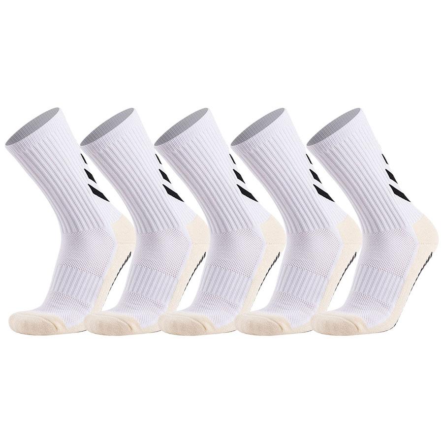 5Pairs grip socks football sport socks for men women rugby basketball soccer Exercise athletic cycling running socks