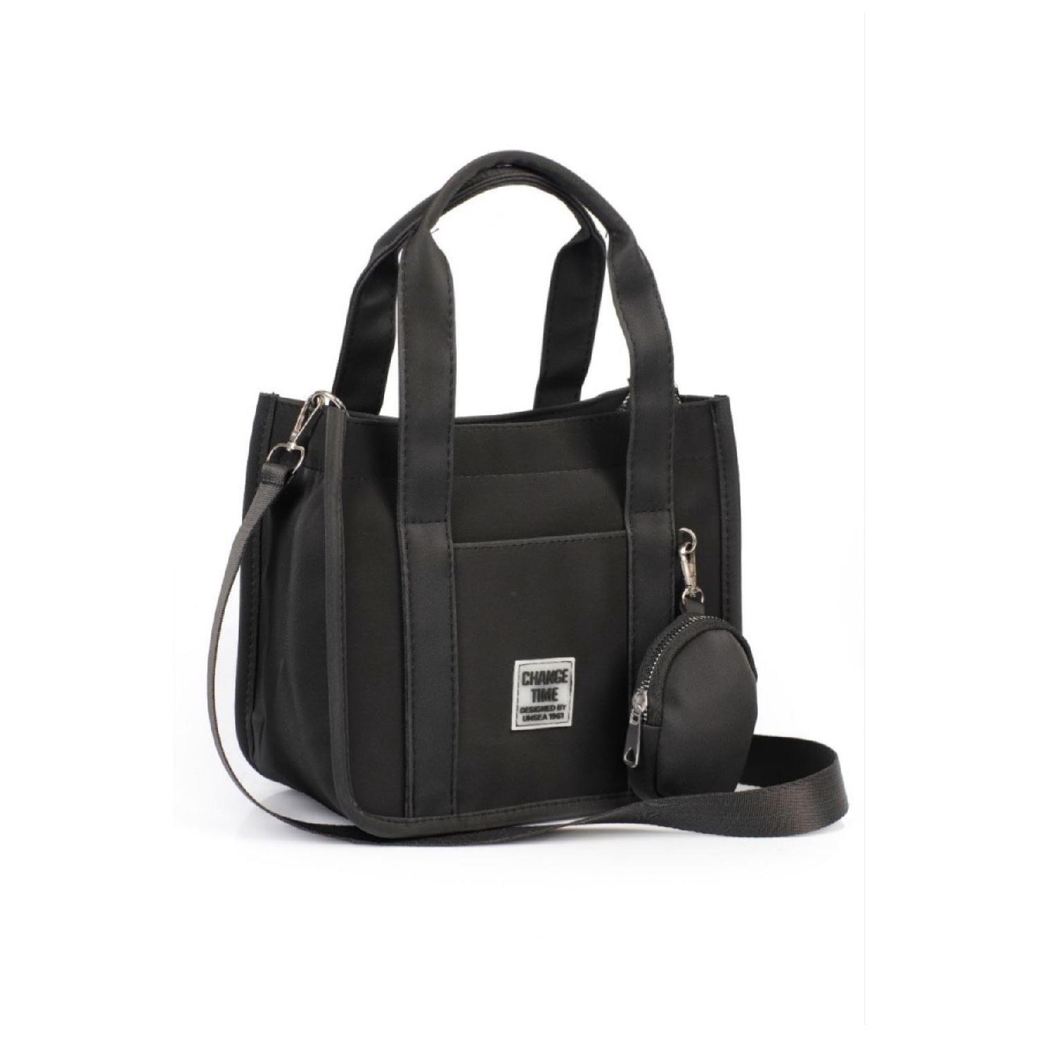 

Women s Wallet Detailed Cross Strap Bag Black