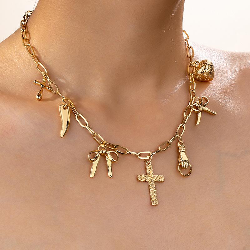 

Модное ожерелье для женских украшений золотой