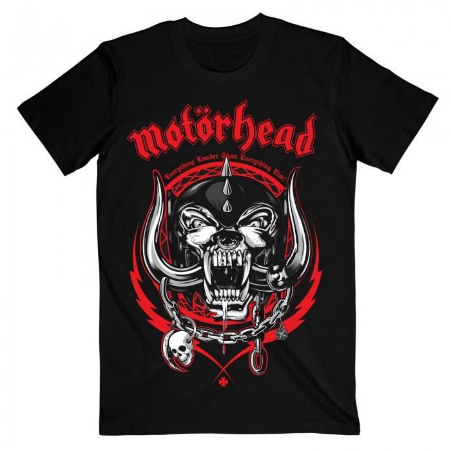 

Motorhead Unisex Adult Lightning Wreath T-Shirt S чёрный
