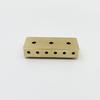 Brass 6-String Headless Electric Guitar String Locks Electric Guitar Fixed Nut Electric Guitar Saddle Bridge String Plate