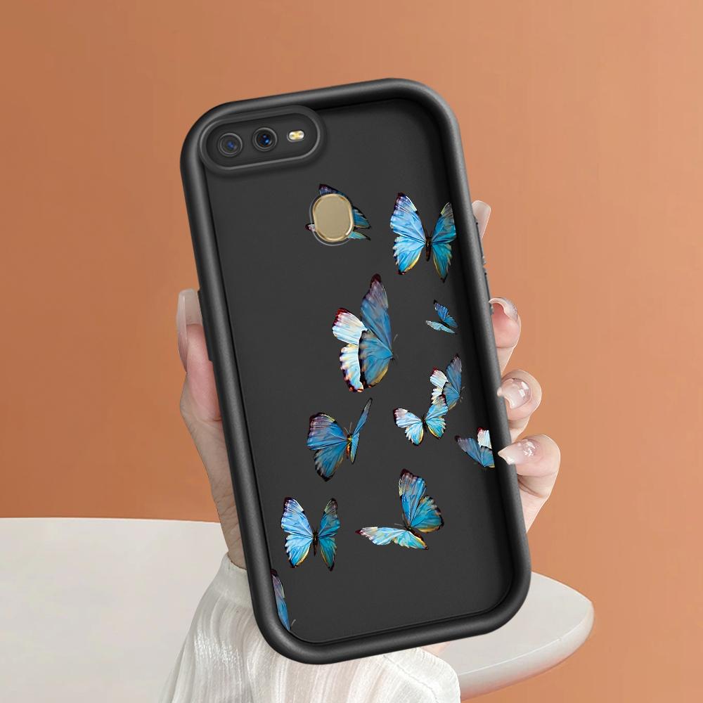 Soft Silicone Square Ladders Cartoon Pattern Full Cover Camera Protection Shockproof Case for OPPO Reno Realme OnePlus