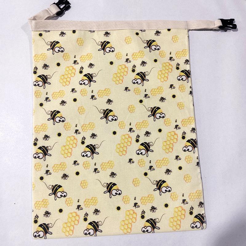 Beeswax Cotton Linen Reusable Bread Storage Bag - Food Grade Keep Fresh Solution