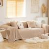 Luxury Plush Velvet Sofa Towel Soft Sofa Blanket Winter Warm Couch Cover 1/2/3 Seater Corner Couch Slipcover 180*420cm