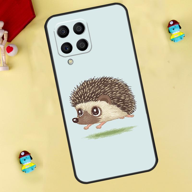 Cute Hedgehog Case For Samsung Galaxy M35 M55 M15 M11 M12 M13 M14 M06 M16 M36 M56 M31 M53 M32 M52 M34 M54