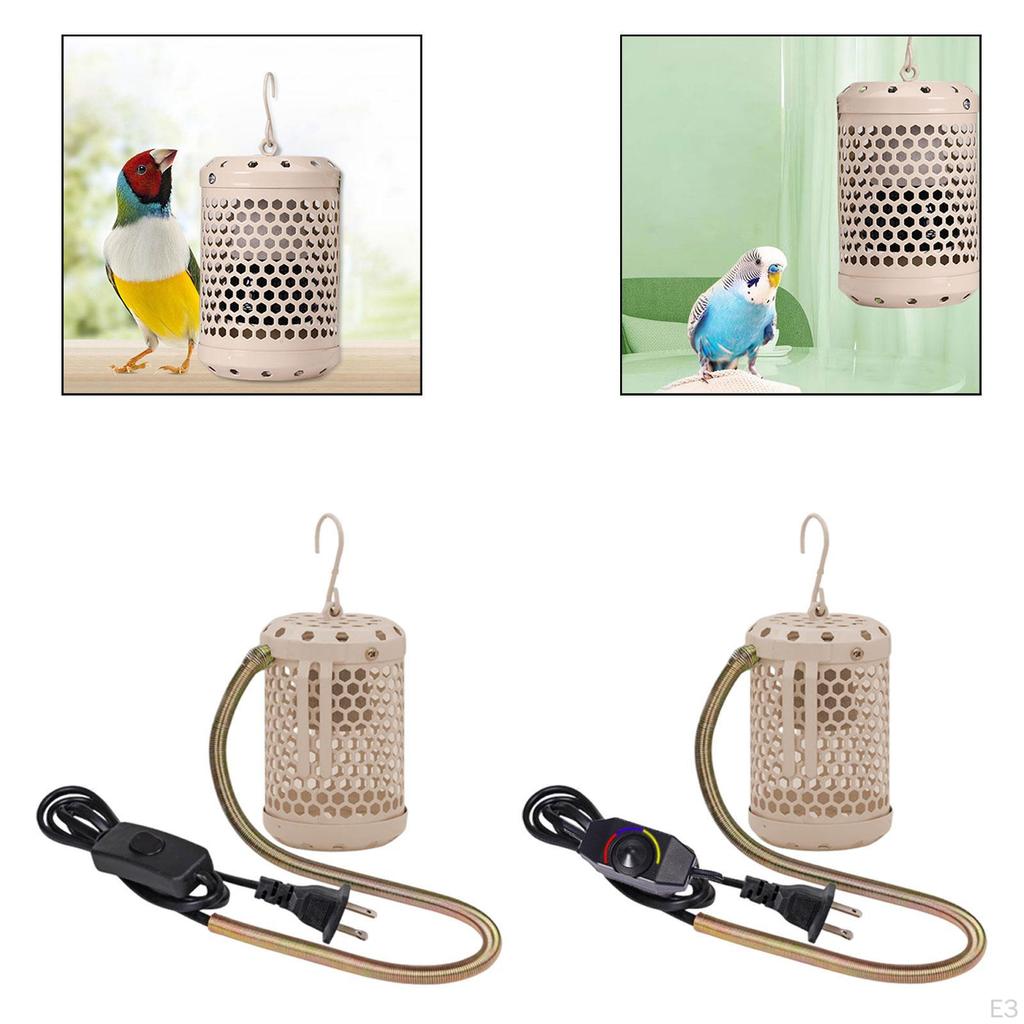 For Reptile Heat Lamp (warm Light Only), Emitter with Spring Cover, Heater Cover
