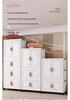 25-Year Durable No-Installation Folding Storage Cabinet for Toys & Clothes