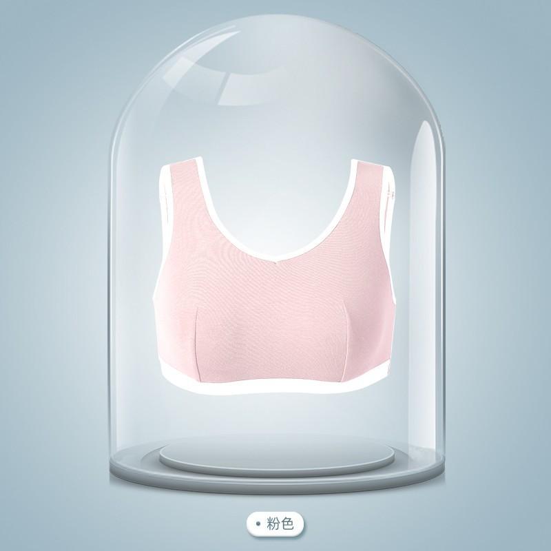 

Large size sleeping underwear, anti-expansion without steel ring, women s big breasts show small breasts, and thin breasts. 105(E-F-G) рожевий