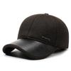 Middle-Aged and Elderly Father Cap Warm Old Man Cap Ear Protection Velvet Thick Riding Baseball Cap