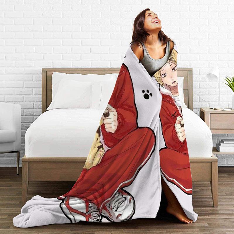 Cartoon Animated Printed Flannel Blanket