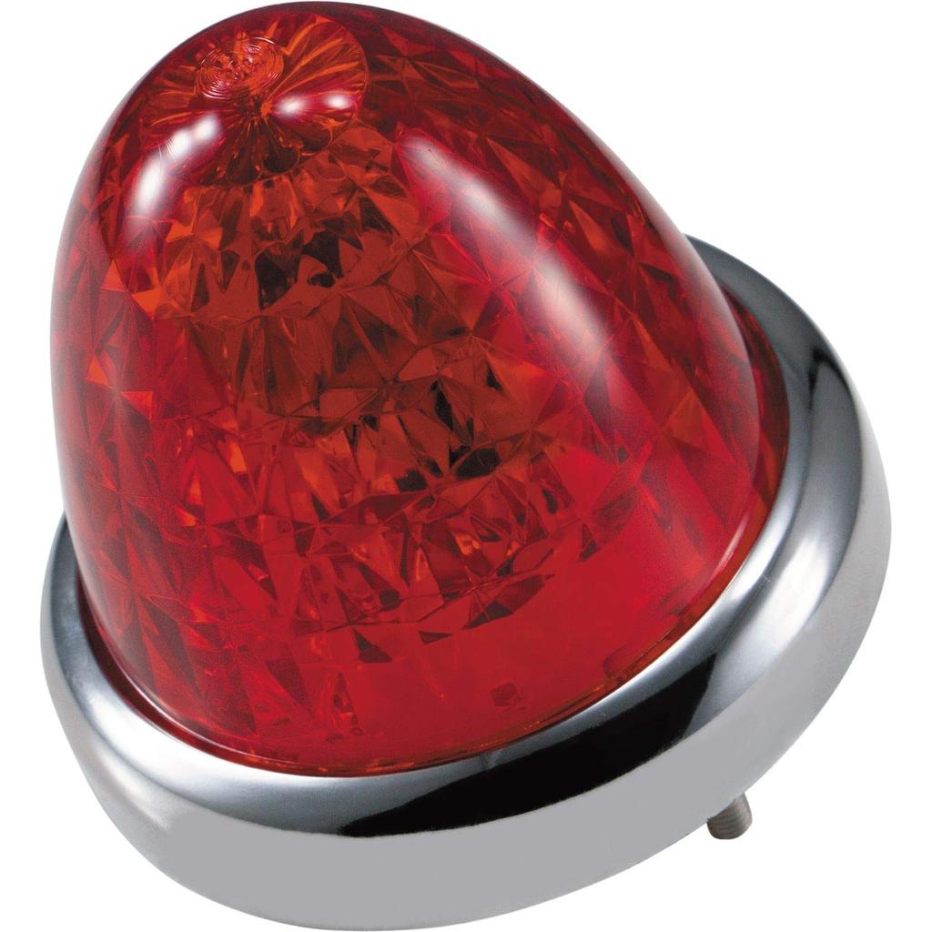 JET INOUE LED Starlight Bus Marker Lamp Zero Color Lens Side Light LED Marker 532637 (DC12V/DC24V) Red/Red