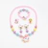 Unicorn princess accessories set, linking crown necklaces, headbands, girls' princess dress accessories, cross-border foreign trade