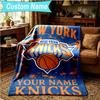 1PC Custom Name Blanket New York Football Flannel Blankets Patterns Throw Blanket All-Season Soft Gift for Couch, Bed, Camping, Birthday Gifts