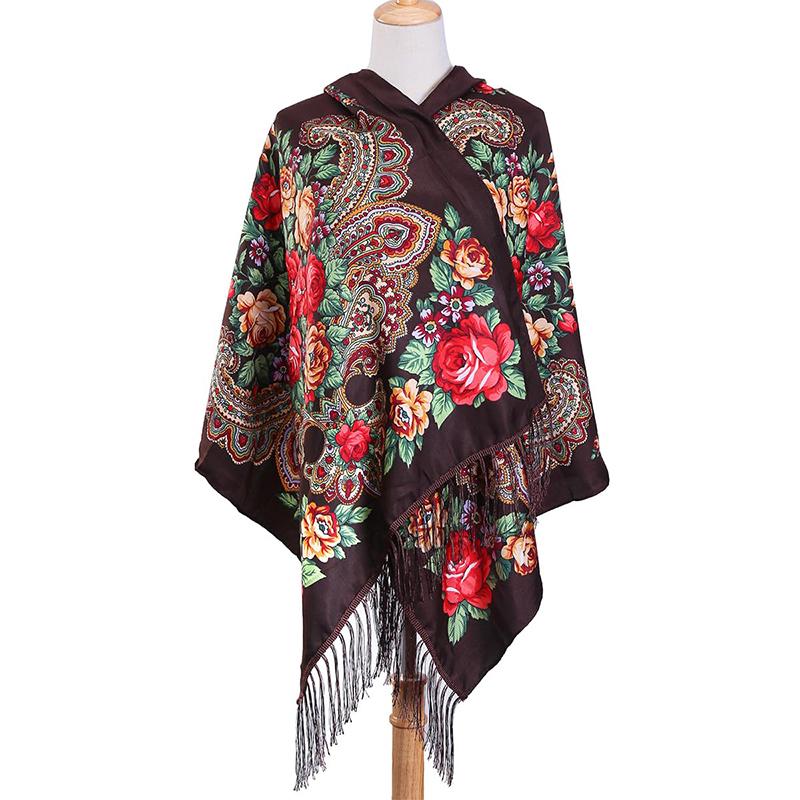 Frauen Designer Winter Schal Pashmina Blume Stickerei Schals Weibliche Bufandas Foulard Warm Hijab Wraps Reise Stolen