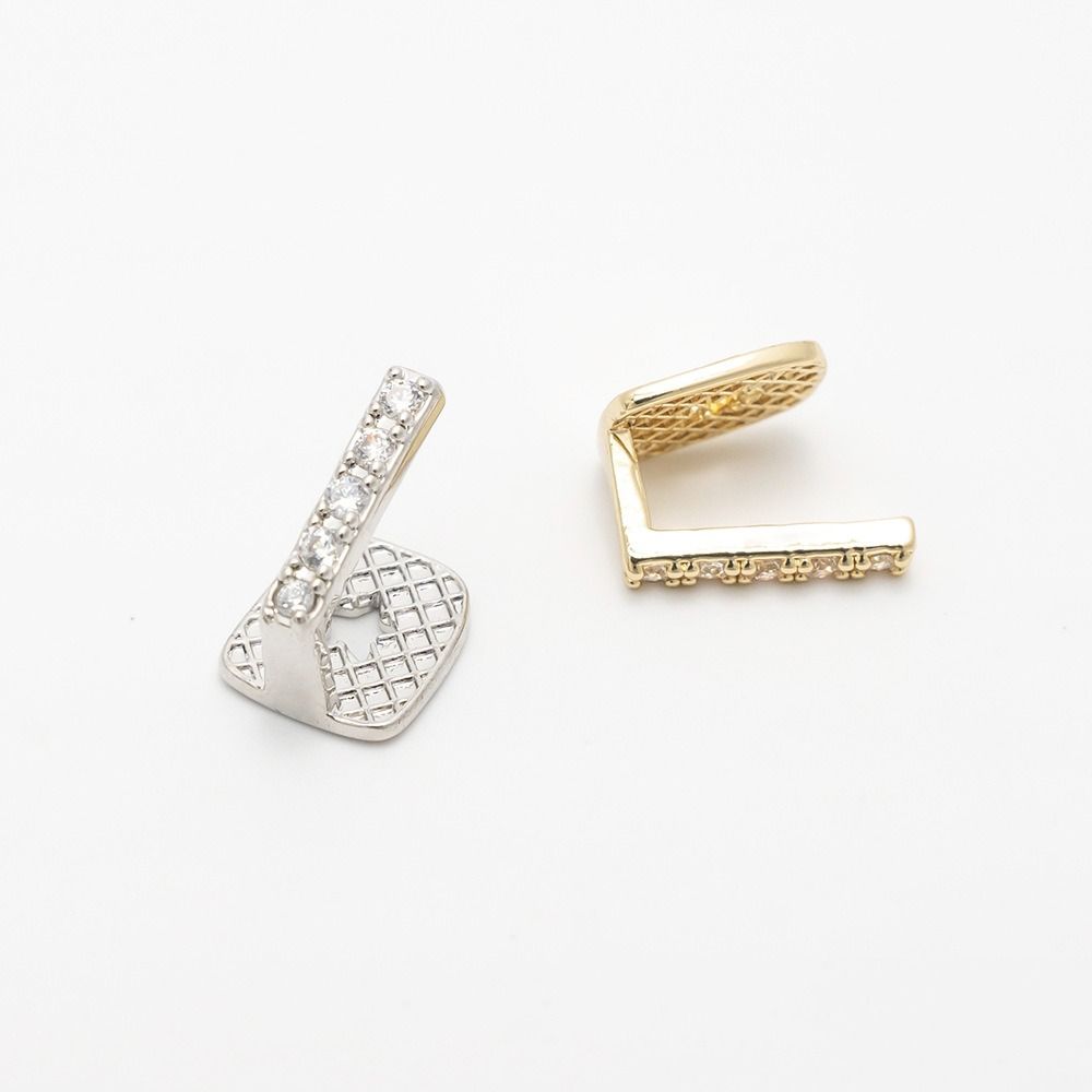 3/5Pcs Punk Hip Hop Teeth Grillz Bling Single Dental Braces Rhinestone Teeth Caps Men/Women