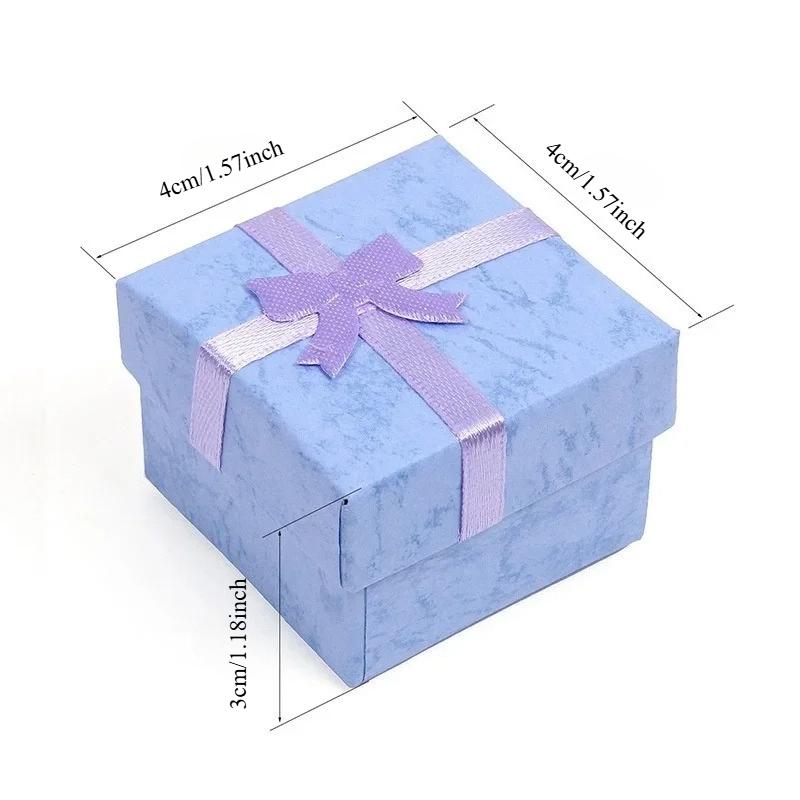 6/12pcs Small Gift Box for Jewelry, Compact 4x4x3cm Display Case for Earrings Rings, Multi-Color Presentation & Storage Box