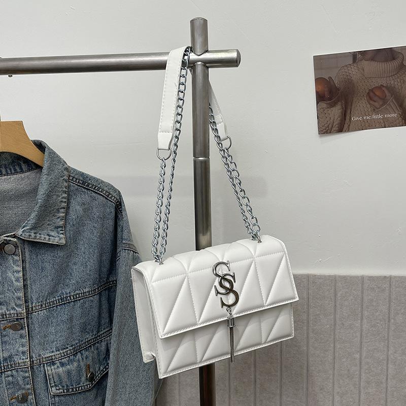 Trendy Shoulder Bag Retro Casual Chain Messenger Bag Autumn New Fashion Women's Simple Casual Bag