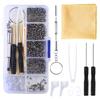 500Pcs Eyeglasses & Sunglass Repair Tool Kit with Assorted Screws Nose Pads Screwdriver And Optical Part for GlassesMaintenance