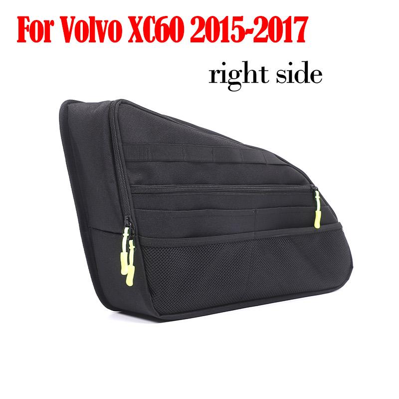For Volvo XC60 XC90 V90 2015-2025 Car Trunk Side Window Storage Bag Multi-Pocket Tool Cargo Organizer Bag Car Accessories