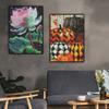 5D Diamond Painting Full Round Drill Diamond Pumpkin Lotus Diamond Painting Handmade Diy Diamond Mosaic Painting Home Decoration