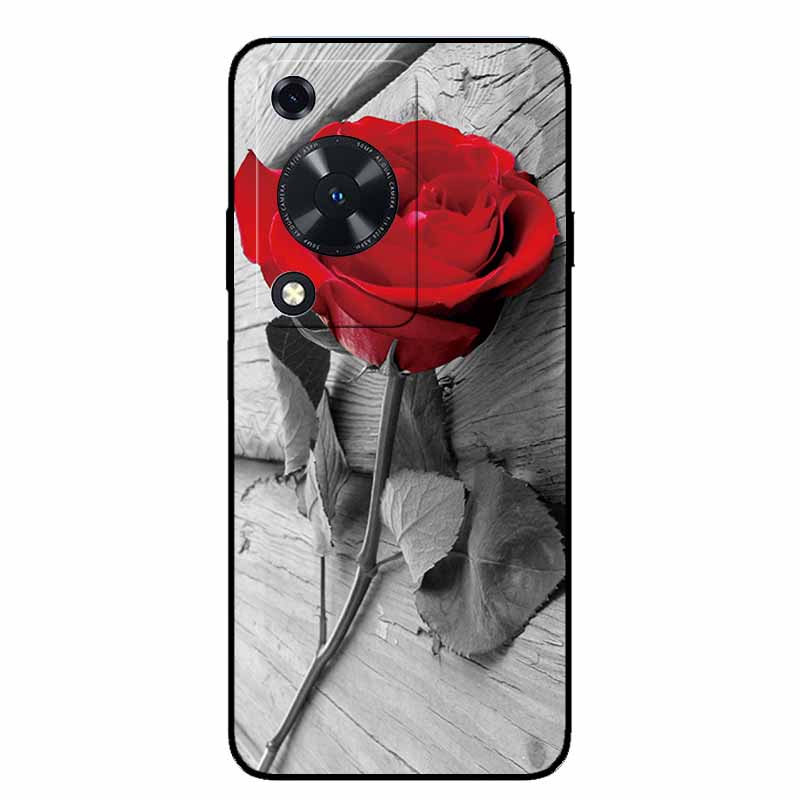 Phone Case For Huawei Nova Y63/ Y72S Case Animal Soft TPU Silicone Back Cover Case For Huawei Nova Y72S TPU Black Funda Nova Y63