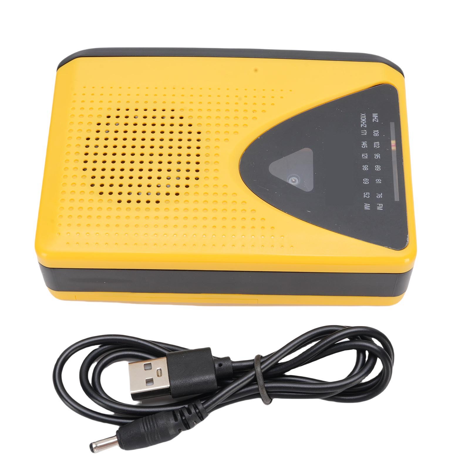 

Ретро кассетный плеер, магнитофон, портативное AM/FM радио со встроенным большим динамиком и разъемом для наушников