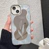 Grid Makeup Mirror Phone Case For IPhone 17 16 12 13 Mini 11 14 15 Pro Max 17E 16E Plus Silicone Coque Cover Fundas