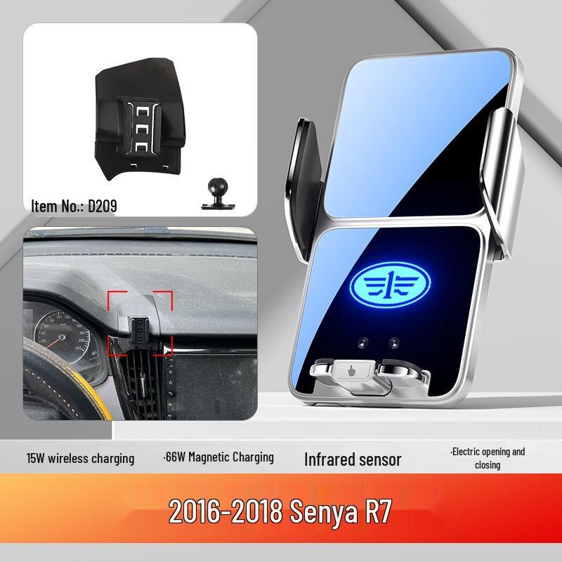 Jiefang JH6 Wireless Charger & Navigation Mount for Trucks